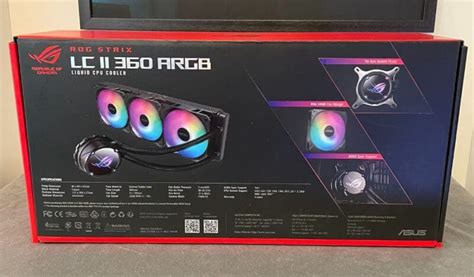 ASUS ROG Strix LC II 360 CPU Cooler Review .